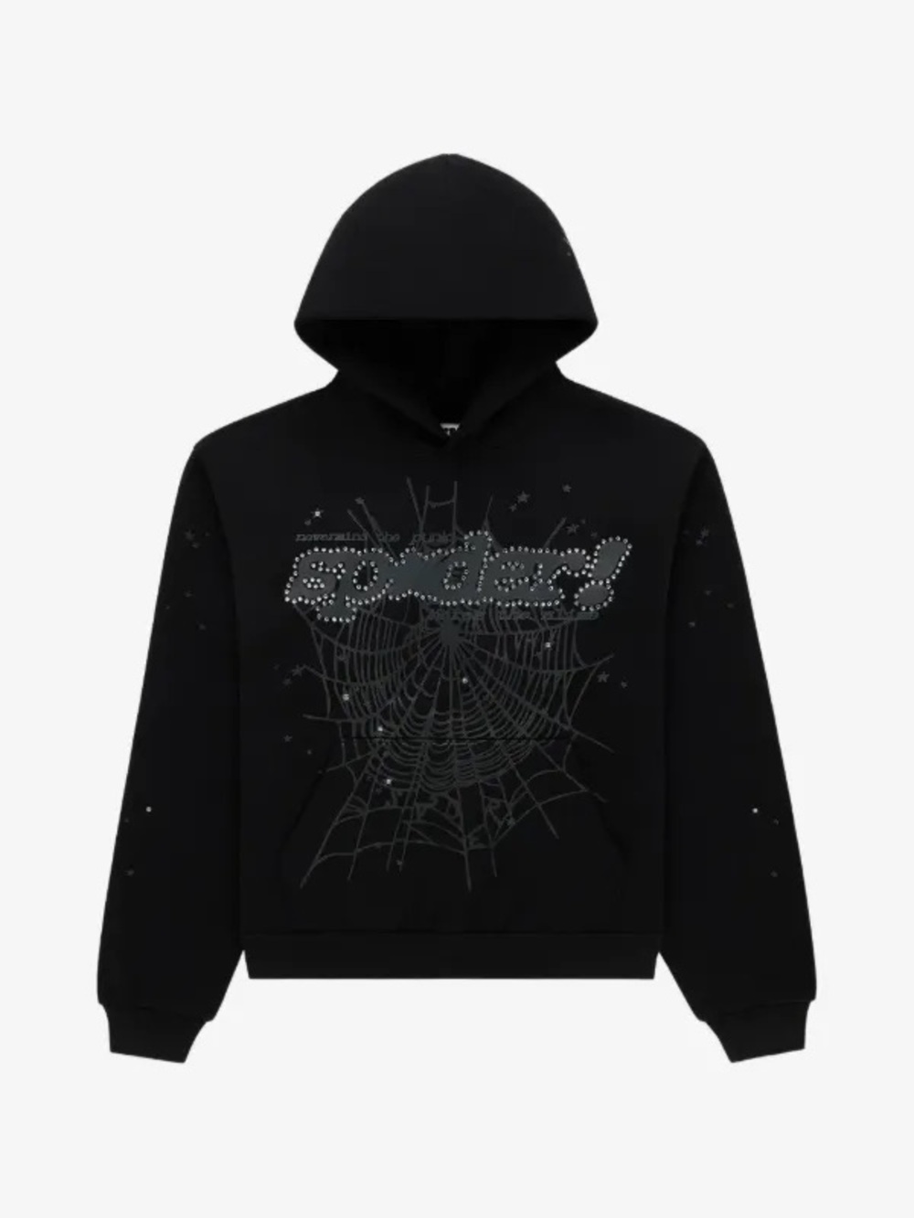 Sp5der Rhinestone Punk V2 Hoodie